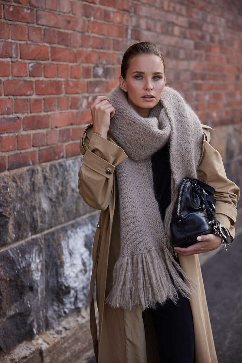 PDF-mönster: Fiona-scarfen (Novita Essentials)