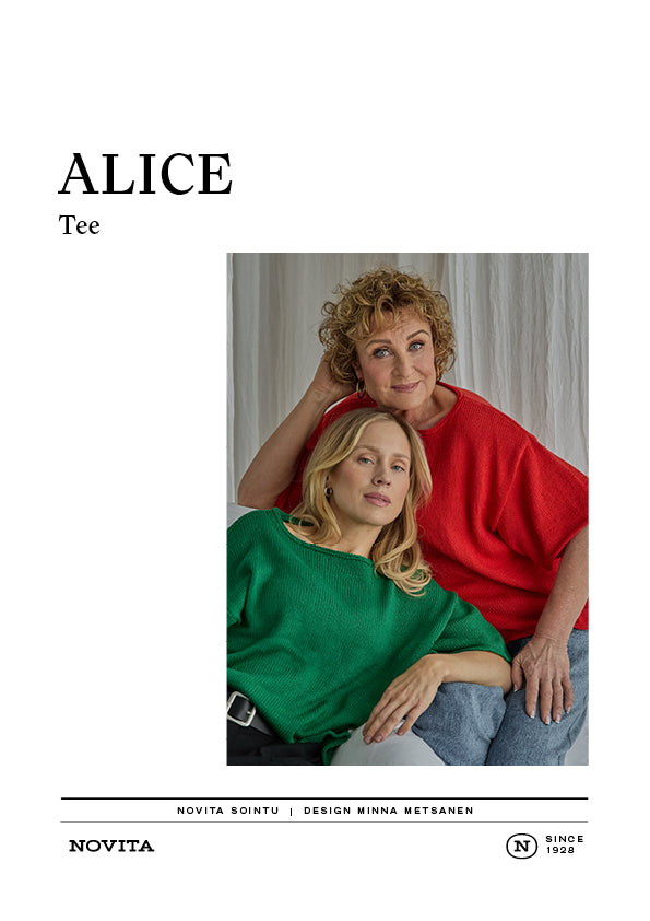 Ladattava ohje: Alice_Neulepusero (FIN/ENG, Kesä 2026)