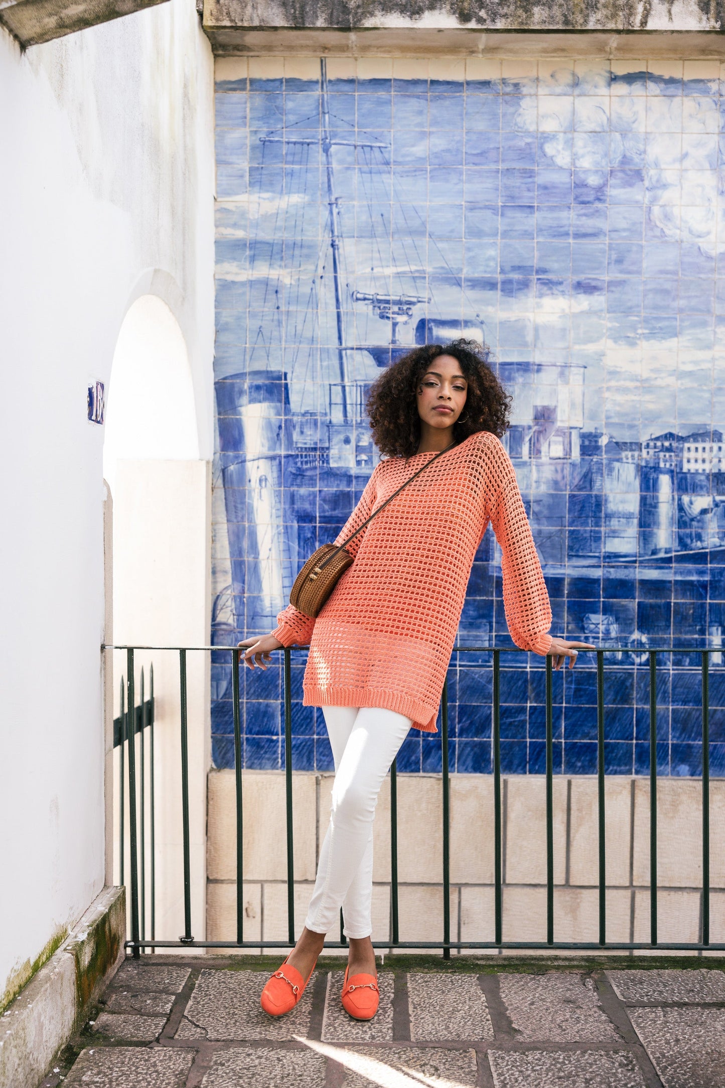 Downloadable pattern: Atlantico Crocheted Mesh Sweater