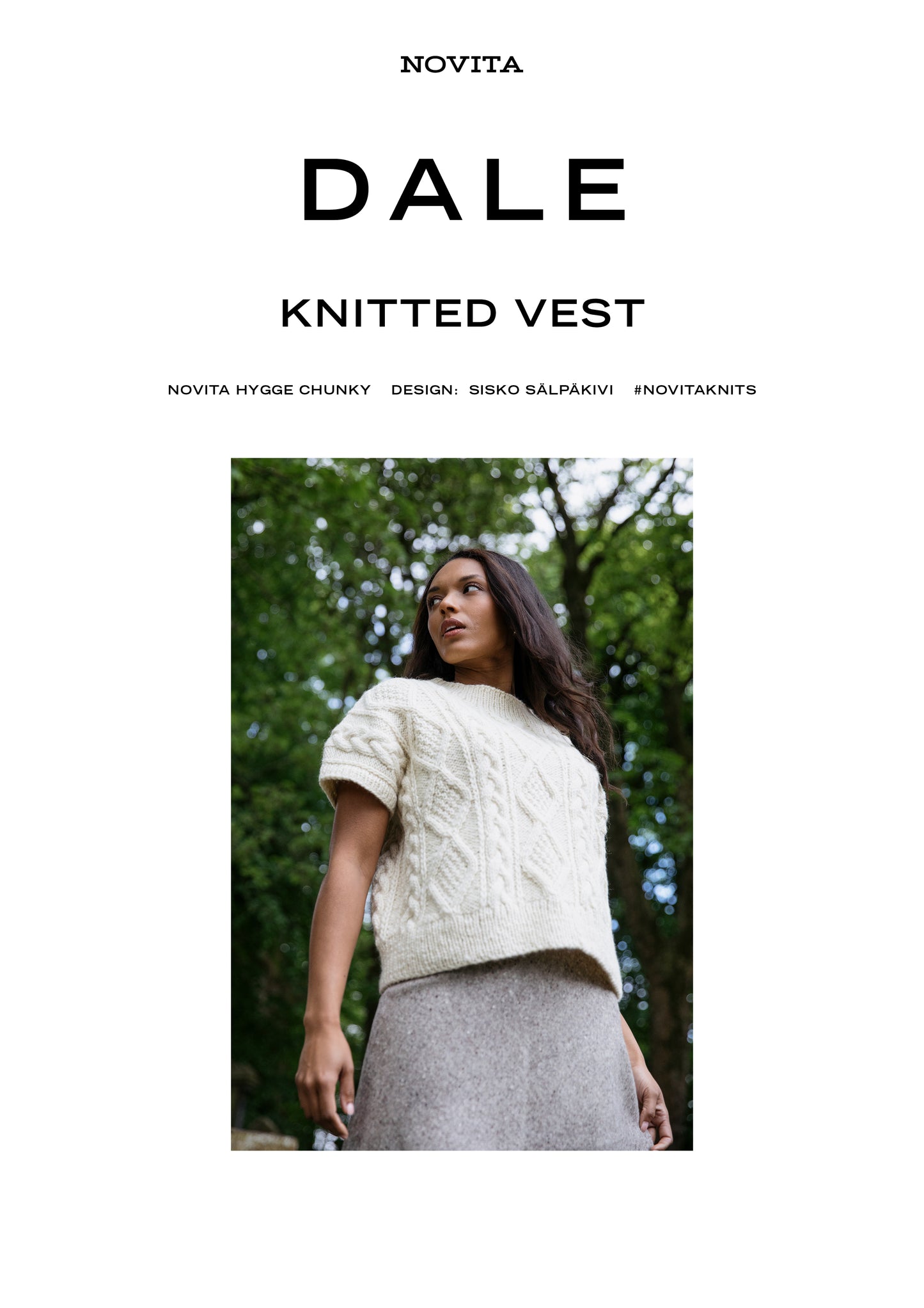 Dale knitted vest