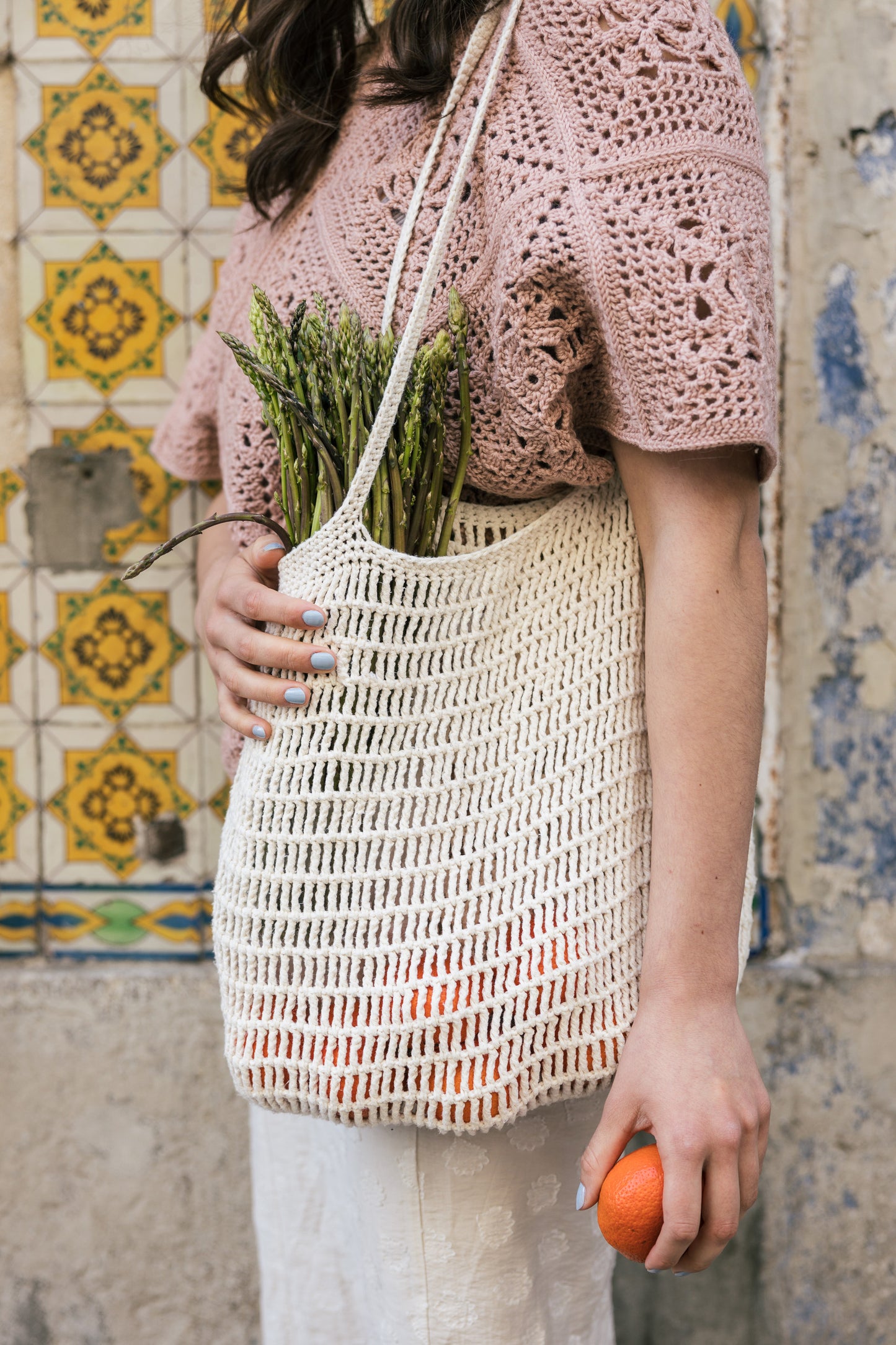 Downloadable pattern: Estrela Summer Bag FIN/SWE/ENG