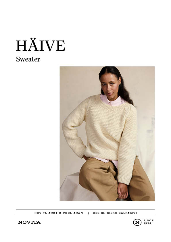 Downloadable pattern: Häive Sweater (FIN/ENG)