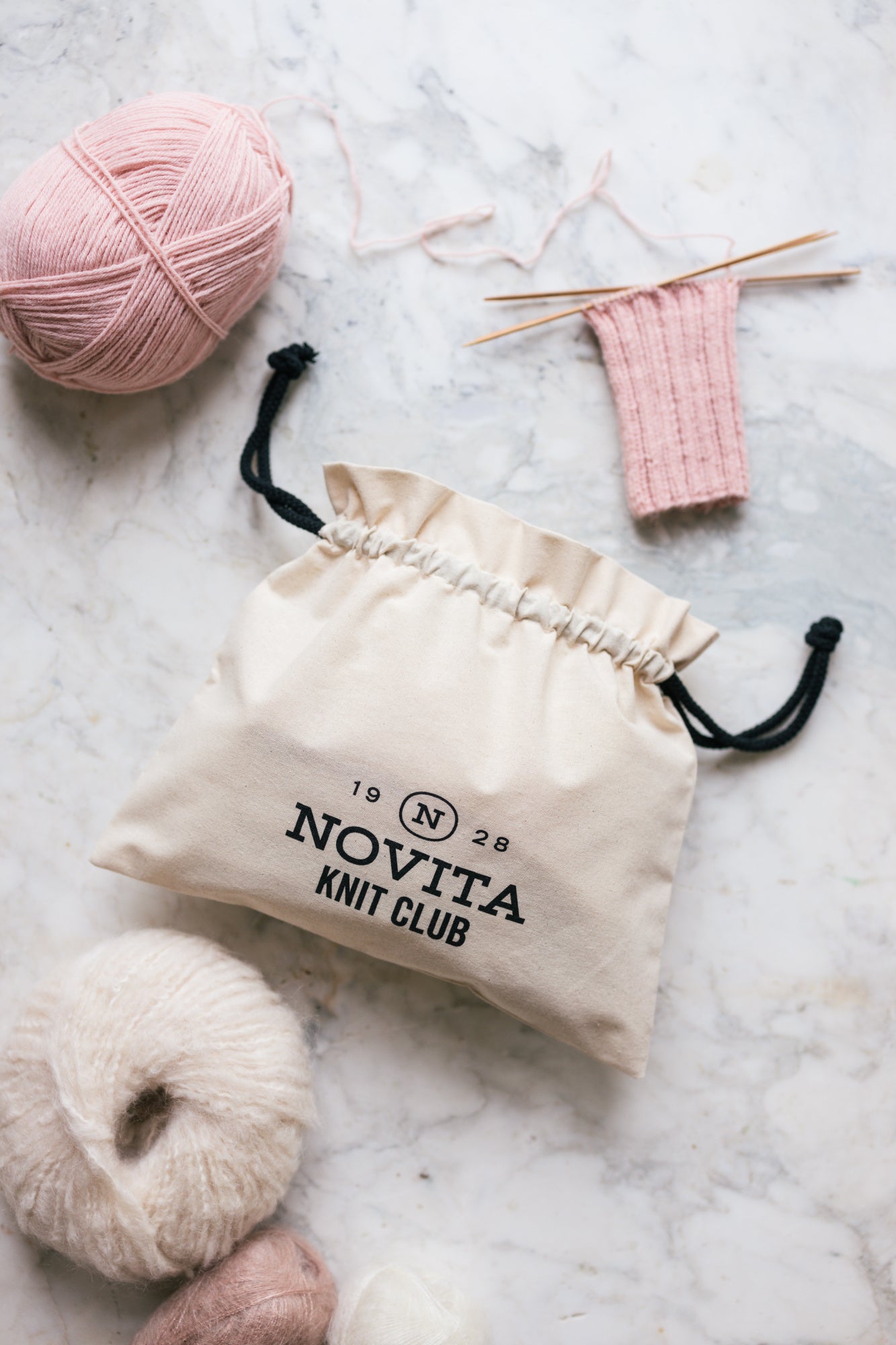 Knit Club -projektipussi