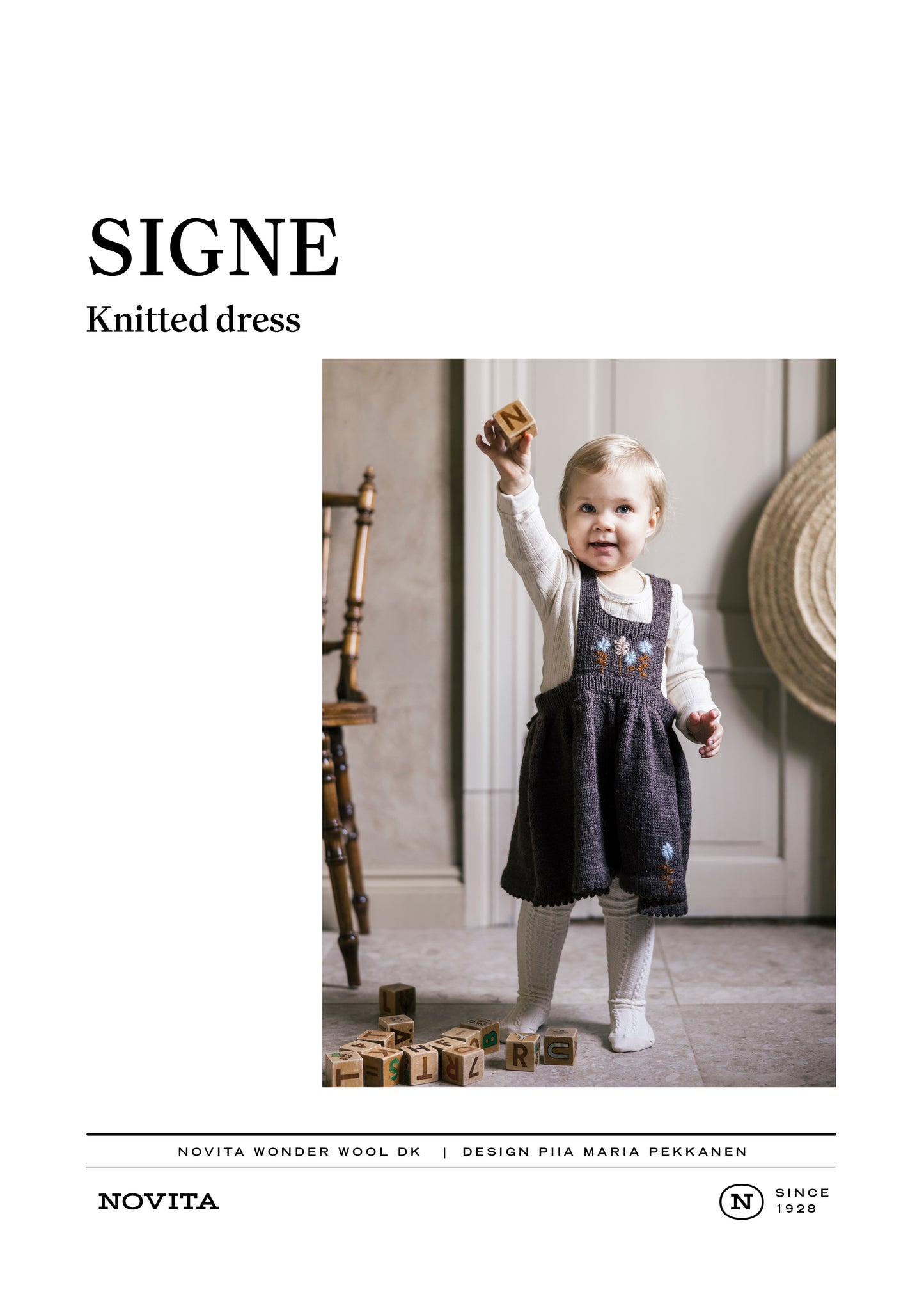 PDF-mönster: Salli-koftan(FIN/SWE/ENG)