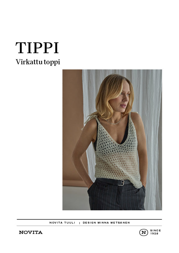 Downloadable pattern: Tippi Crochet Top (FIN/ENG)