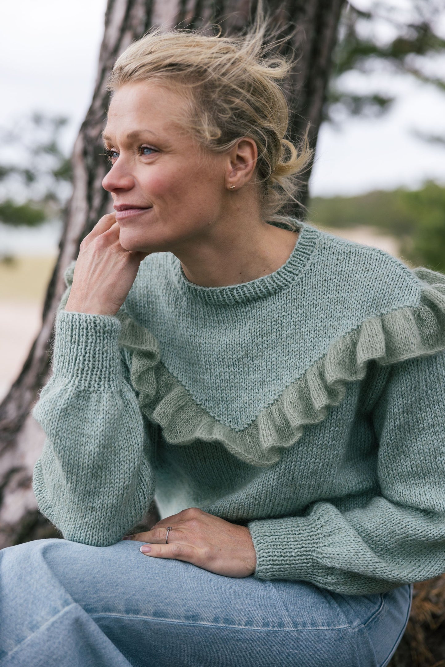 Downloadable pattern: Aalto Sweater (Novita Spring 2025)