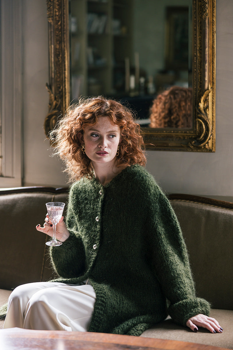 Downloadable pattern: Aatto Cardigan (Novita Winter 2024)