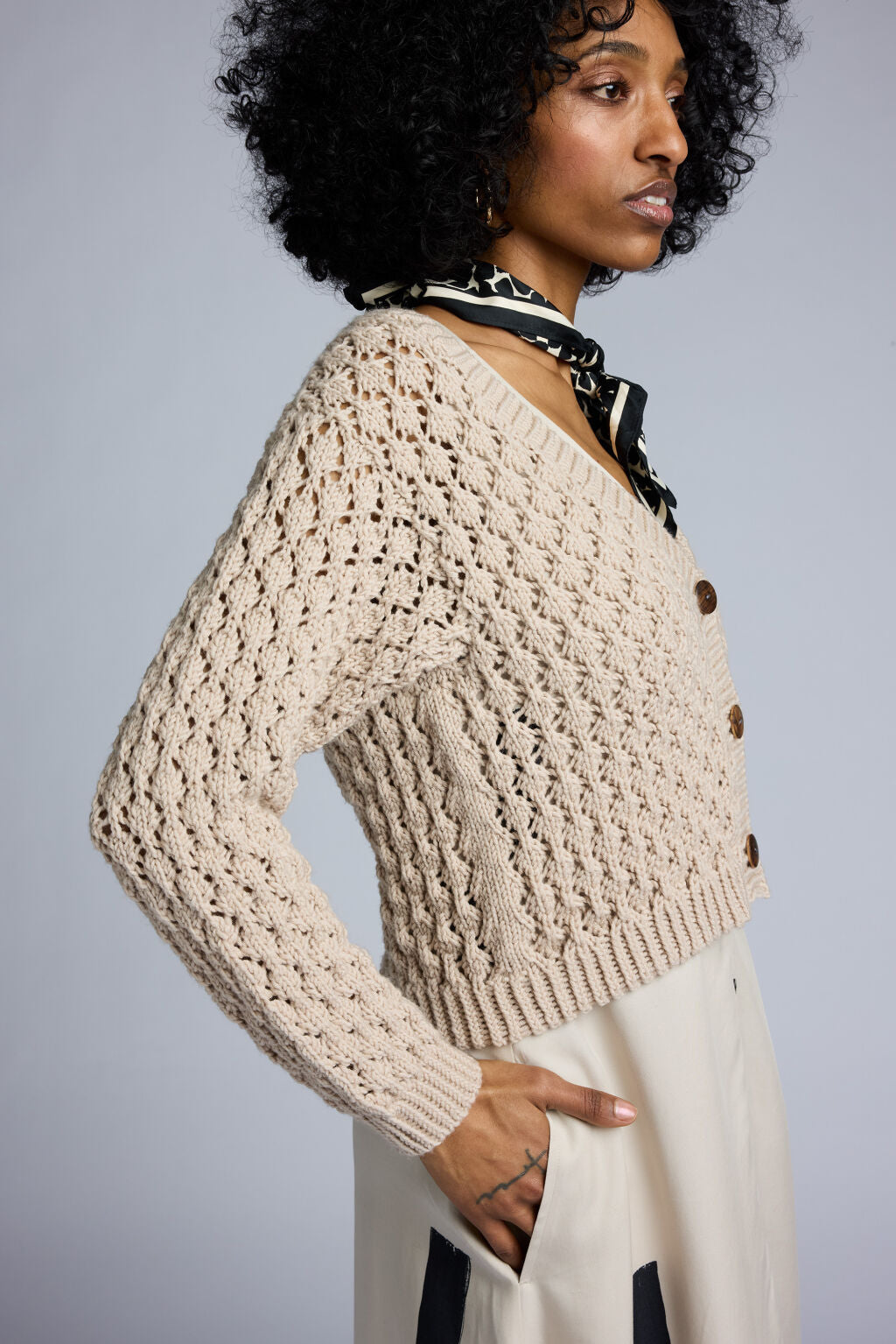 Downloadable pattern: Joie Cardigan (Novita Summer 2024)
