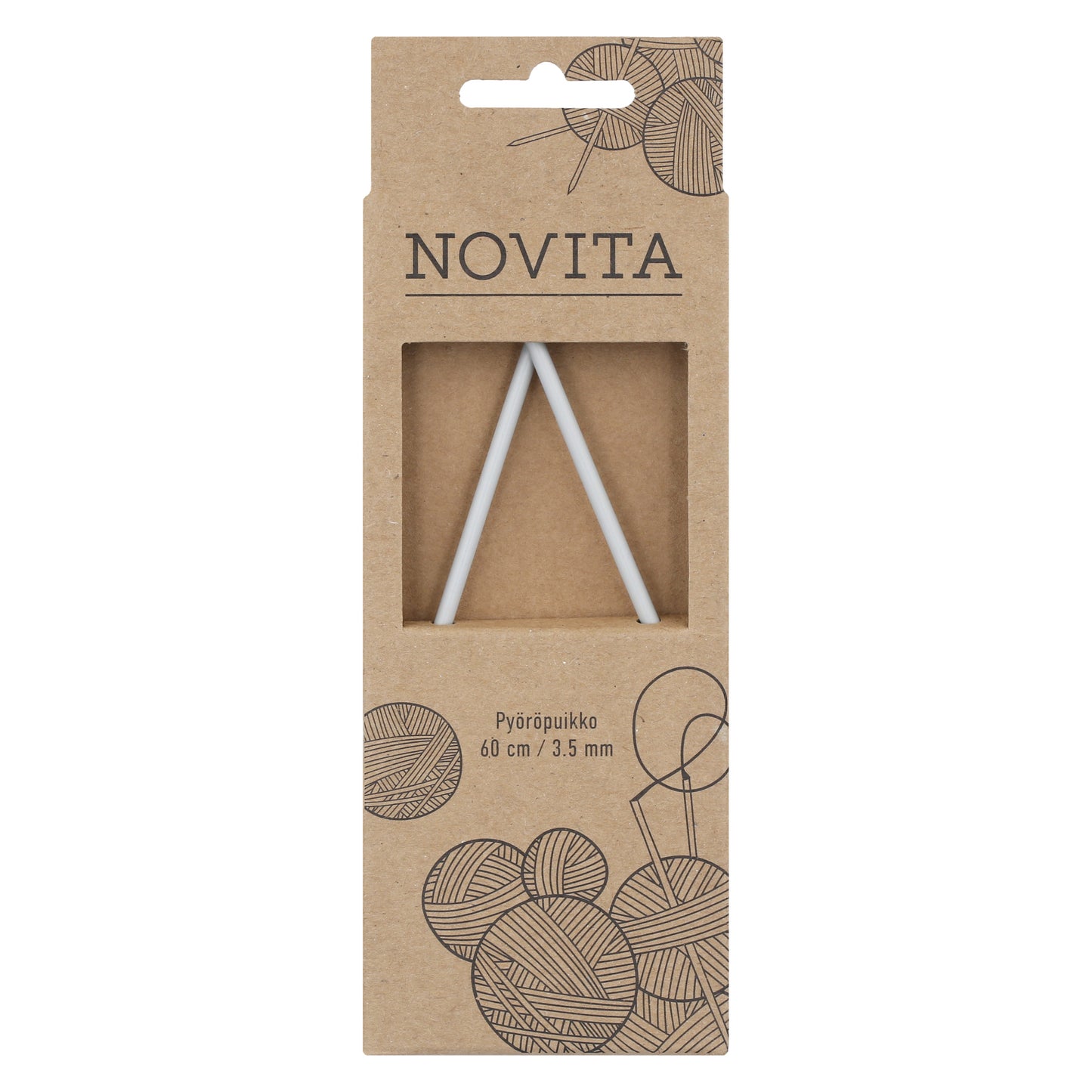 Novita pyöröpuikot 60 cm 3.5 mm