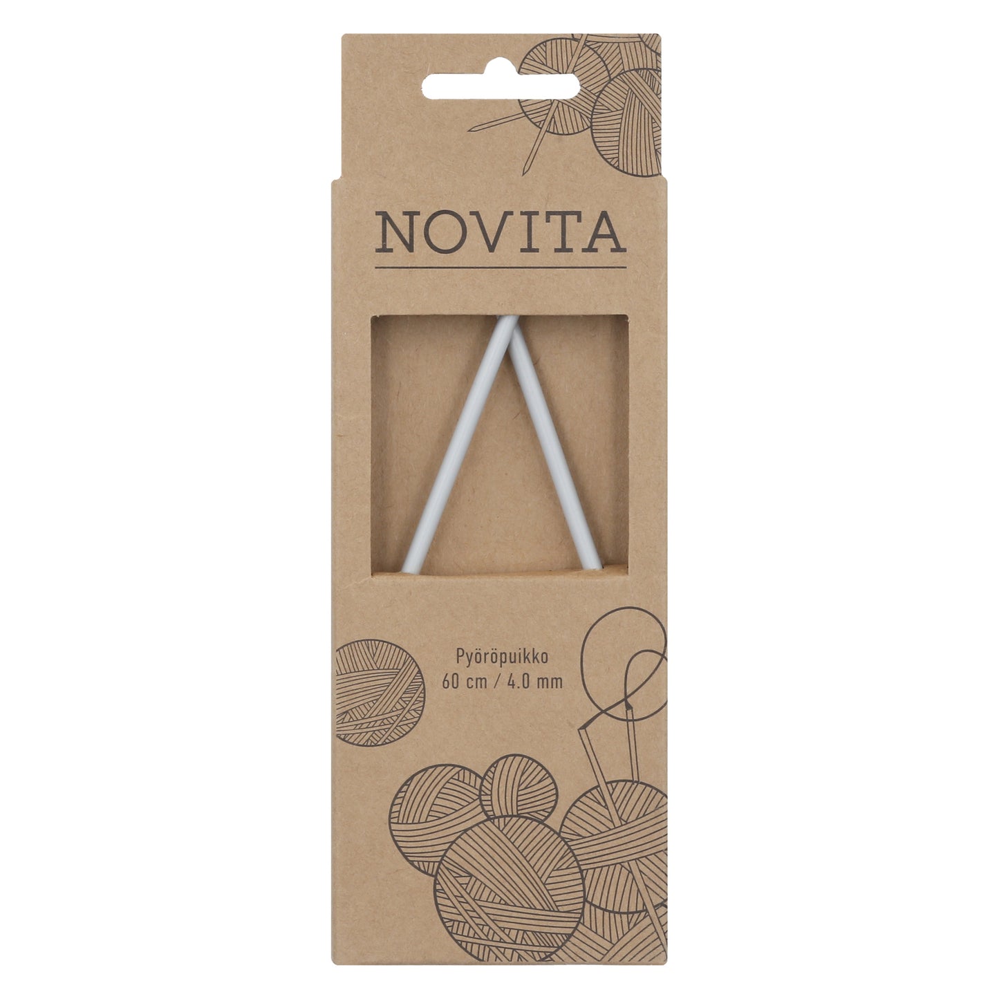 Novita pyöröpuikot 60 cm 4.0 mm