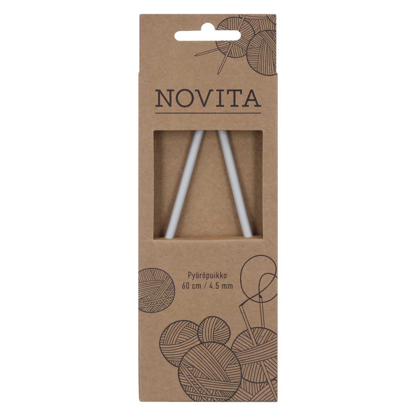 Novita pyöröpuikot 60 cm 4.5 mm