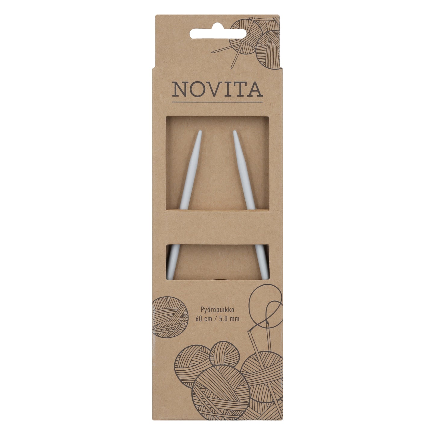 Novita pyöröpuikot 60 cm 5.0 mm