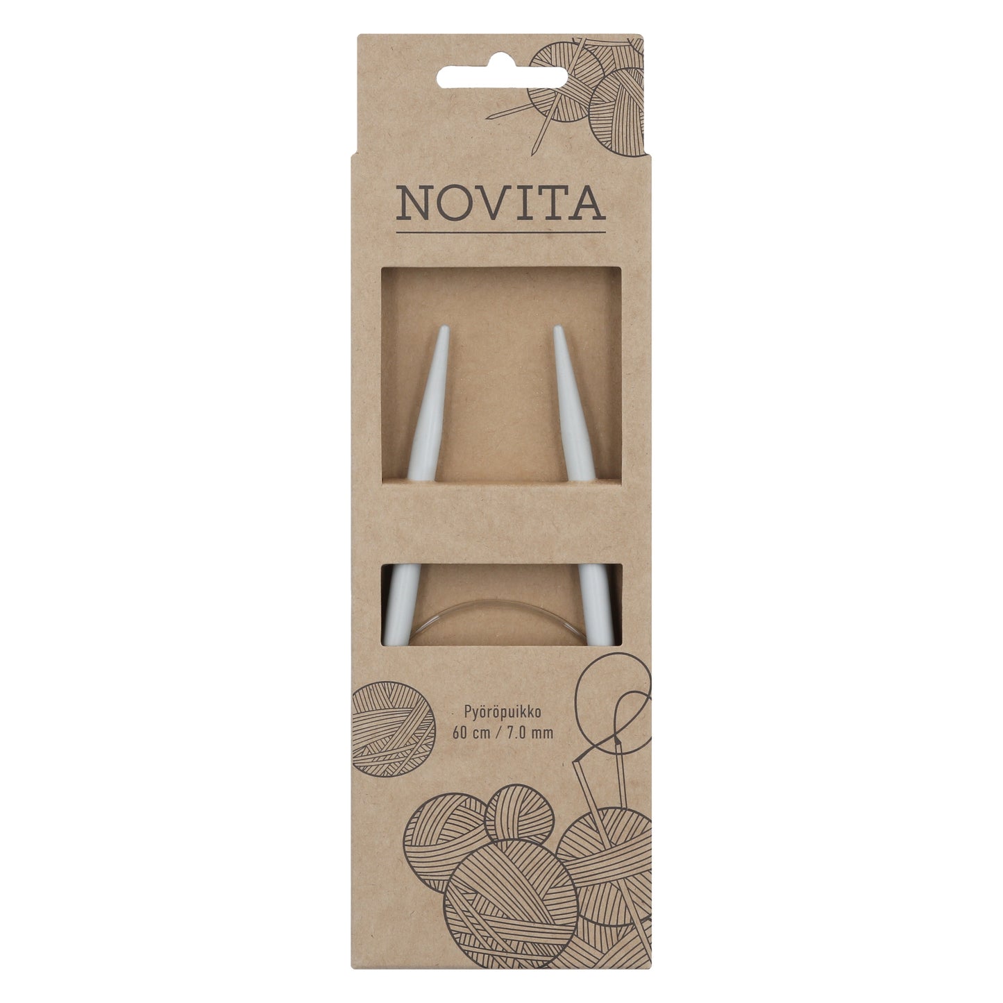 Novita pyöröpuikot 60 cm 7.0 mm