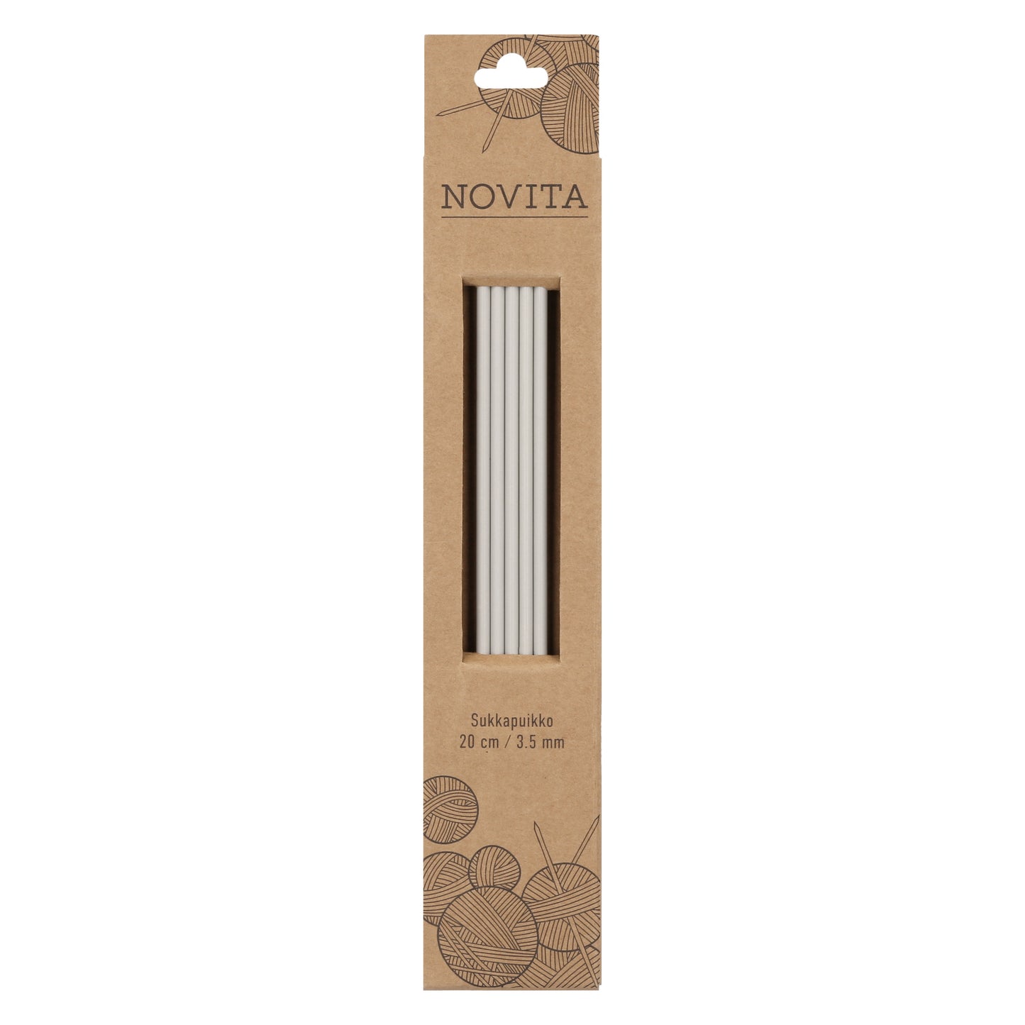 Novita sukkapuikot 20 cm 3.5 mm