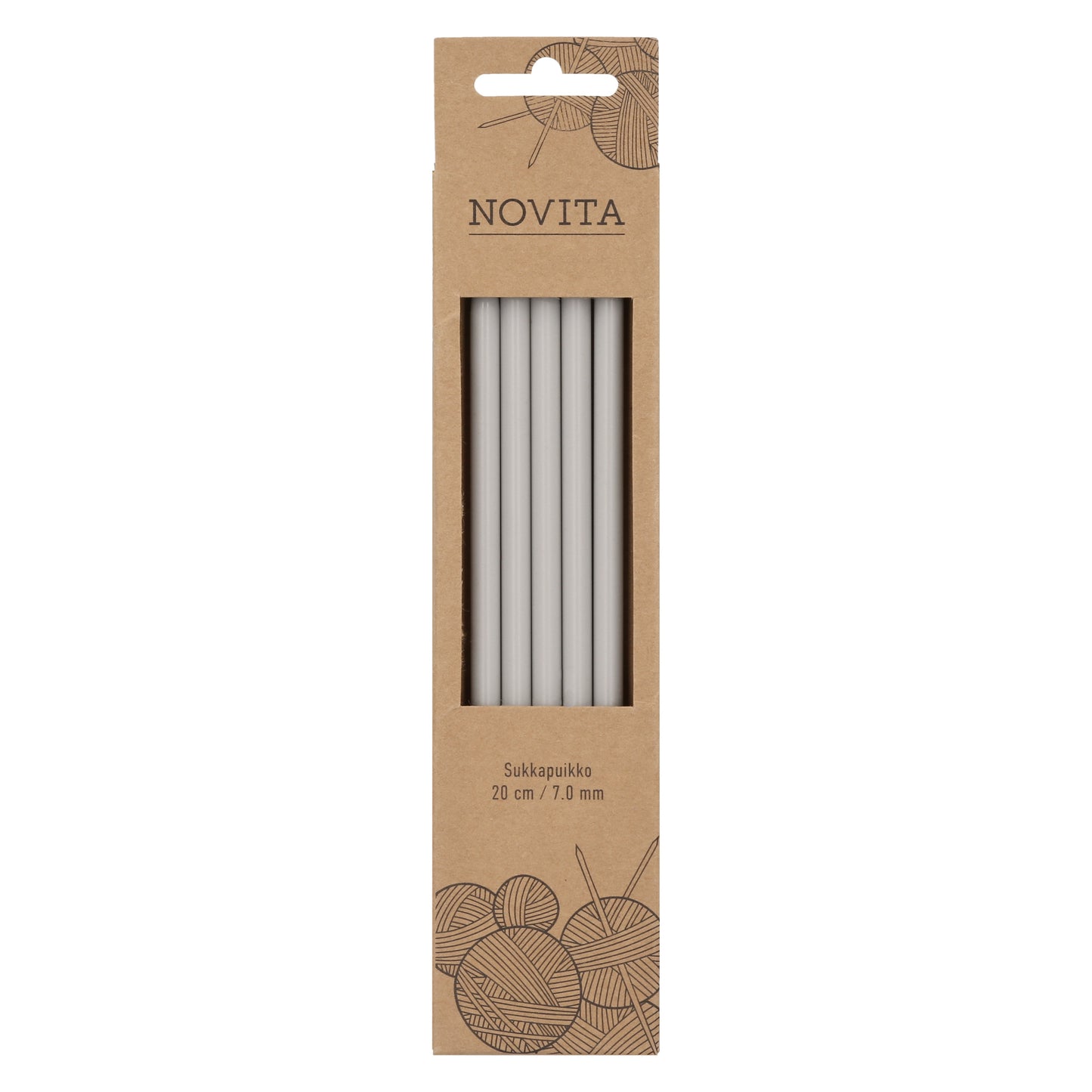 Novita sukkapuikot 20 cm 7.0 mm