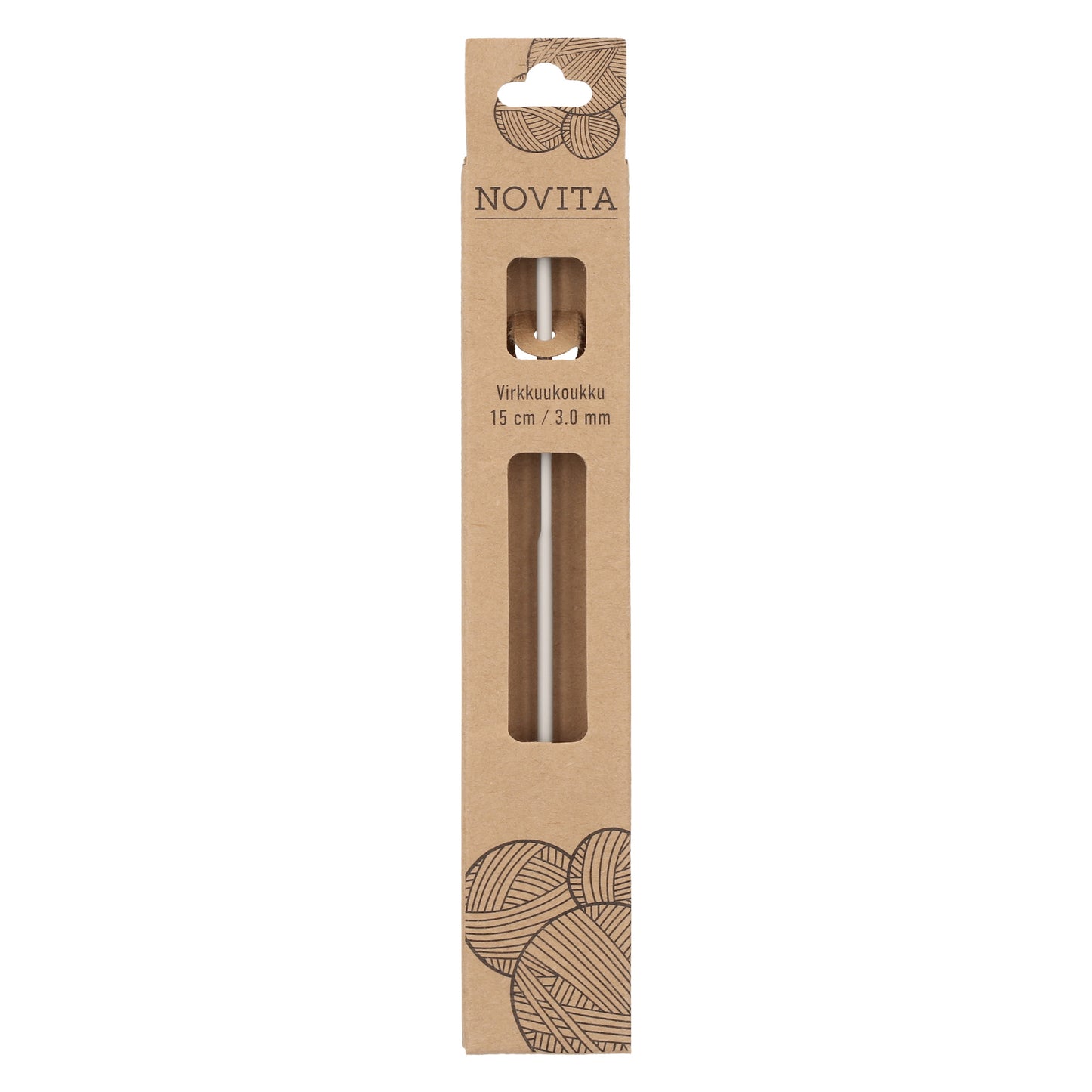Novita virkkuukoukku 15 cm 3.0 mm
