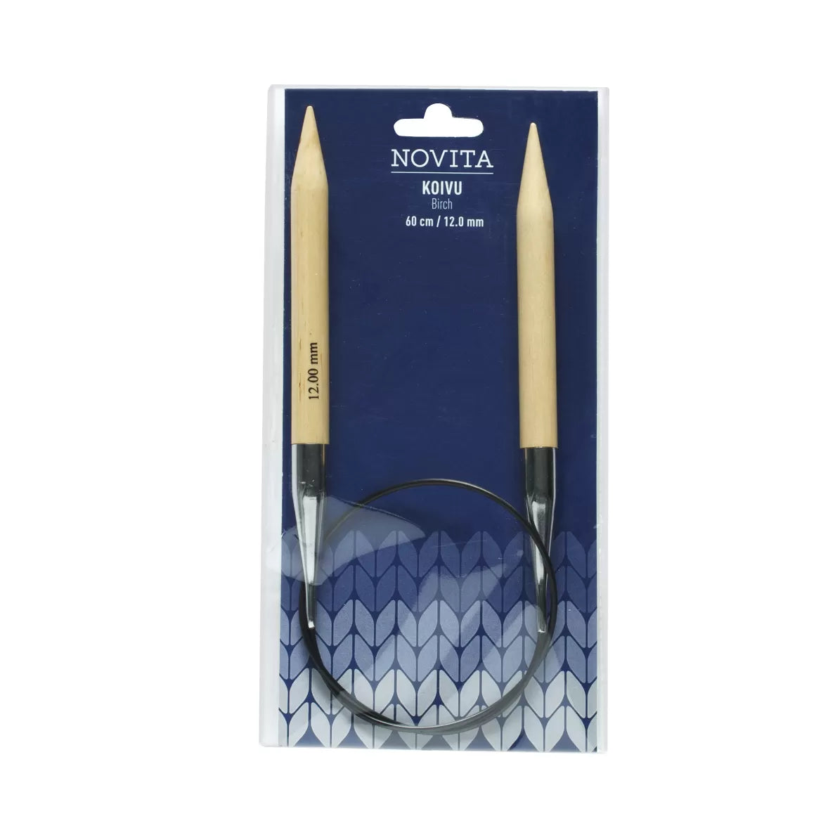 Novita circular needle 60 cm birch 12.0