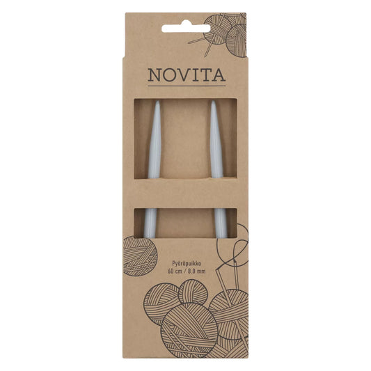 Novita circular needle 60 cm 8.0