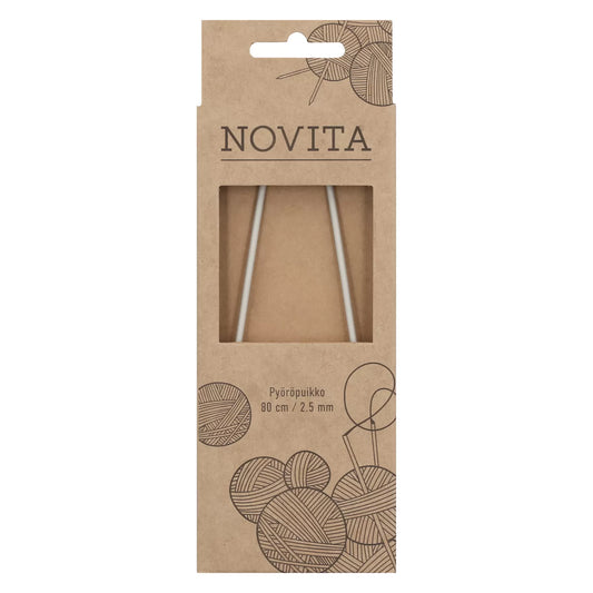 Novita circular needle 80 cm 2.5