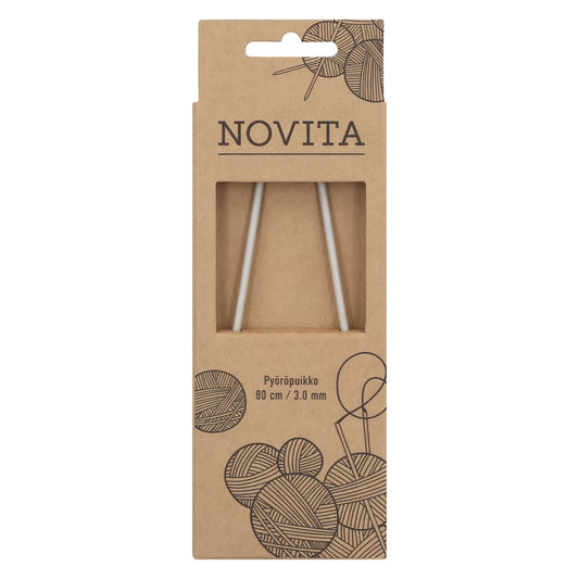Novita circular needle 80 cm 3.0