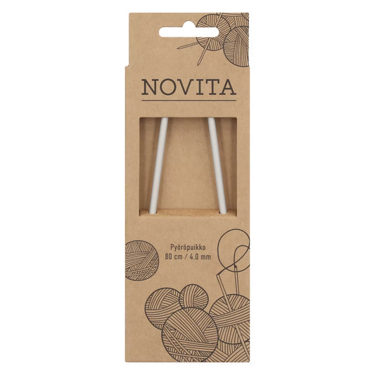 Novita circular needle 80 cm 4.0