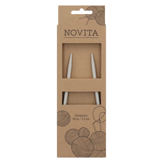 Novita circular needle 80 cm 5.5