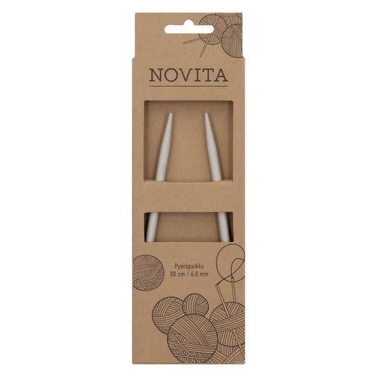 Novita circular needle 80 cm 6.0