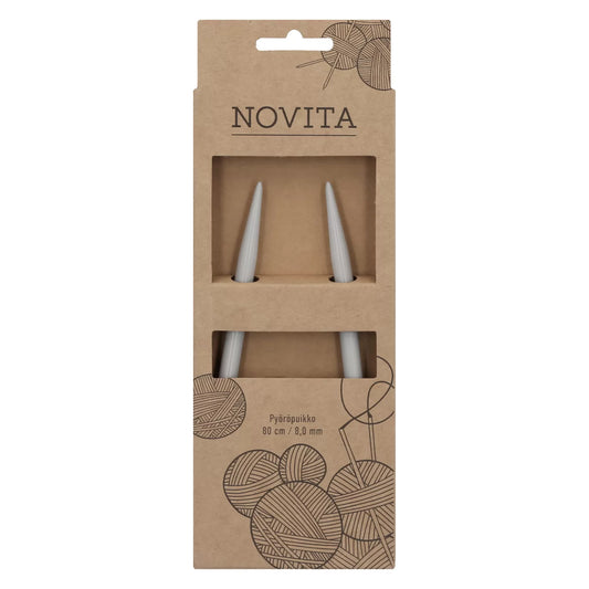Novita circular needle 80 cm 8.0