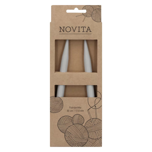 Novita circular needle 80 cm 12.0