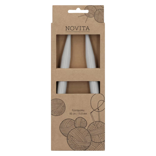 Novita circular needle 80 cm 15.0