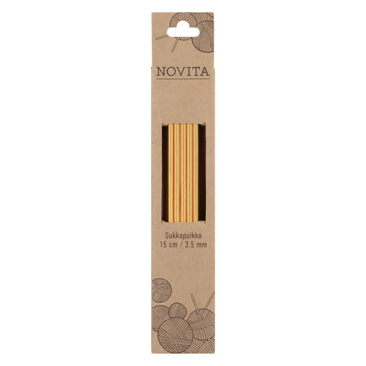 Novita Sukkapuikot 15 cm / 3.50 mm kulta