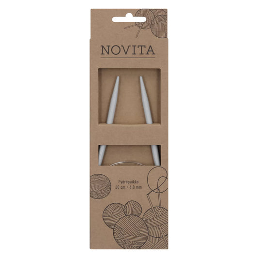 Novita circular needle 60 cm 6.0