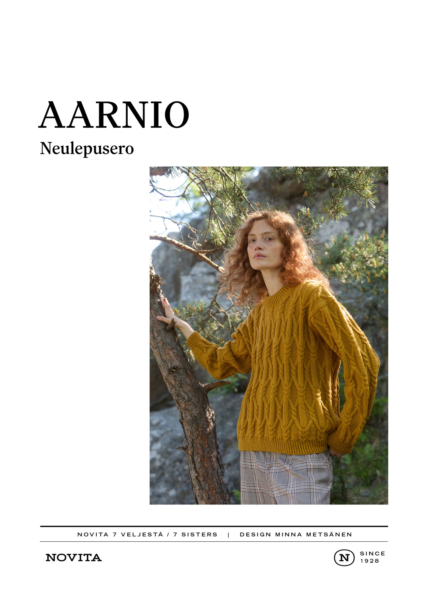 Downloadable pattern: Aarnio Sweater (FIN/ENG, Autumn 2026)