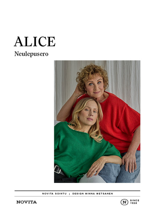 Ladattava ohje: Alice_Neulepusero (FIN/ENG, Kesä 2026)