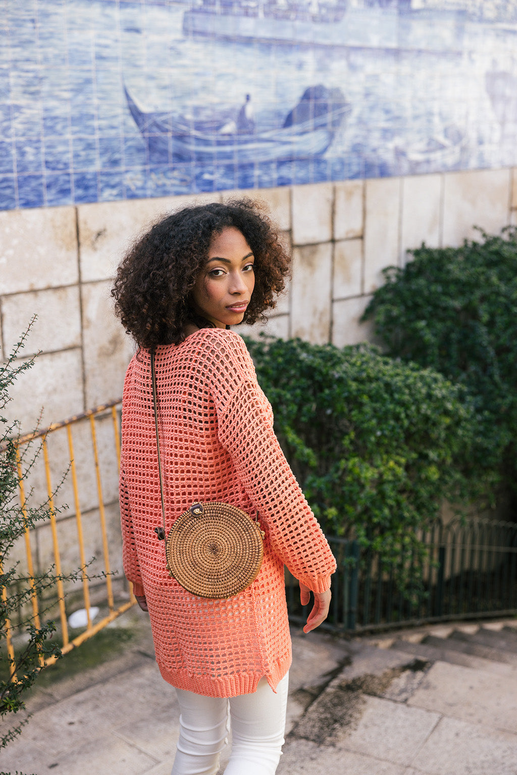 Downloadable pattern: Atlantico Crocheted Mesh Sweater