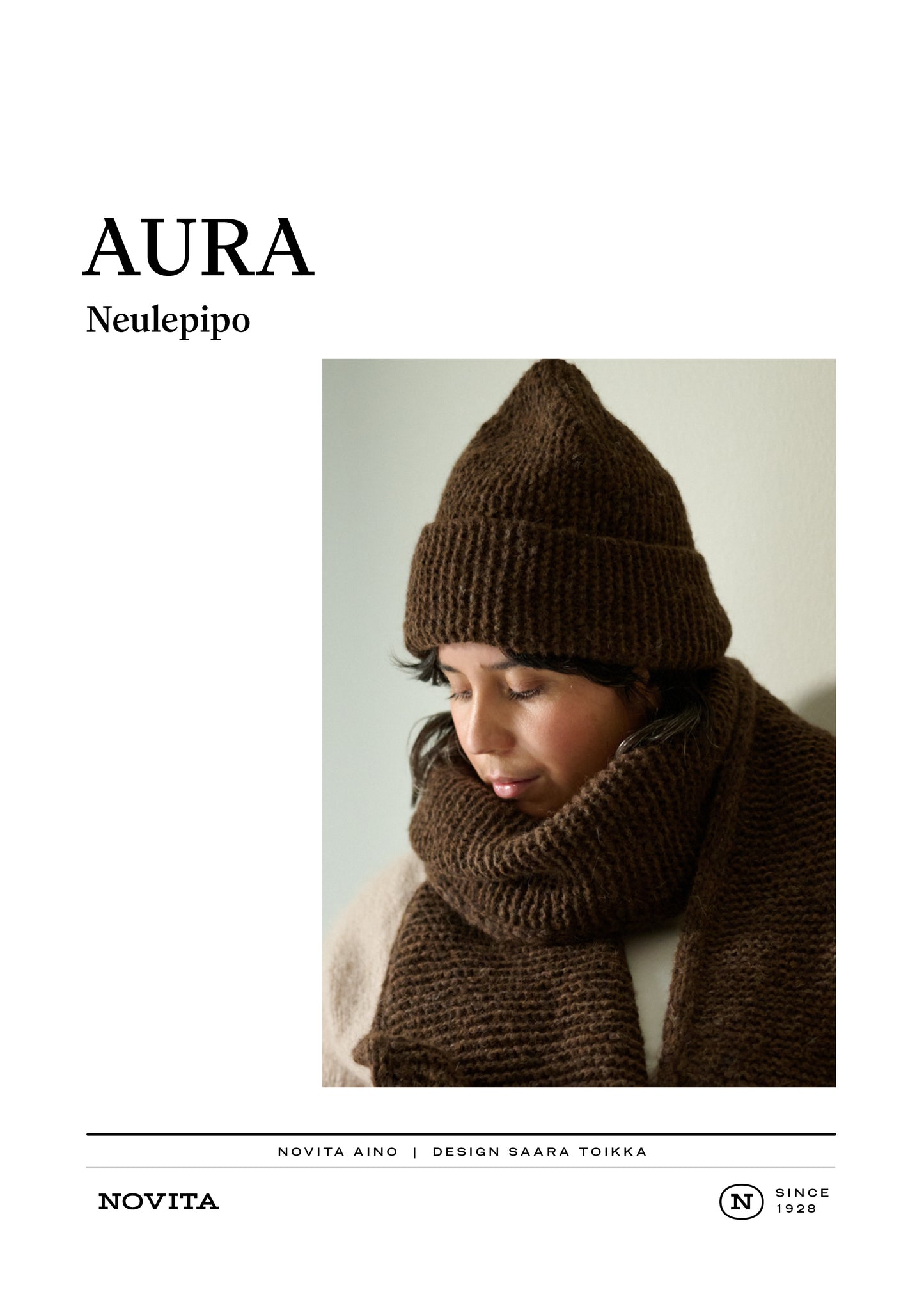 Ladattava ohje: Aura-neulepipo (Kevät 2026)