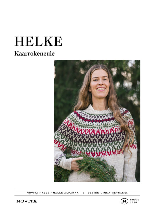 Ladattava ohje: Helke-kaarrokeneule (FIN/ENG)