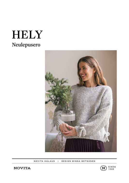Ladattava ohje: Hely-neulepusero (FIN/ENG)