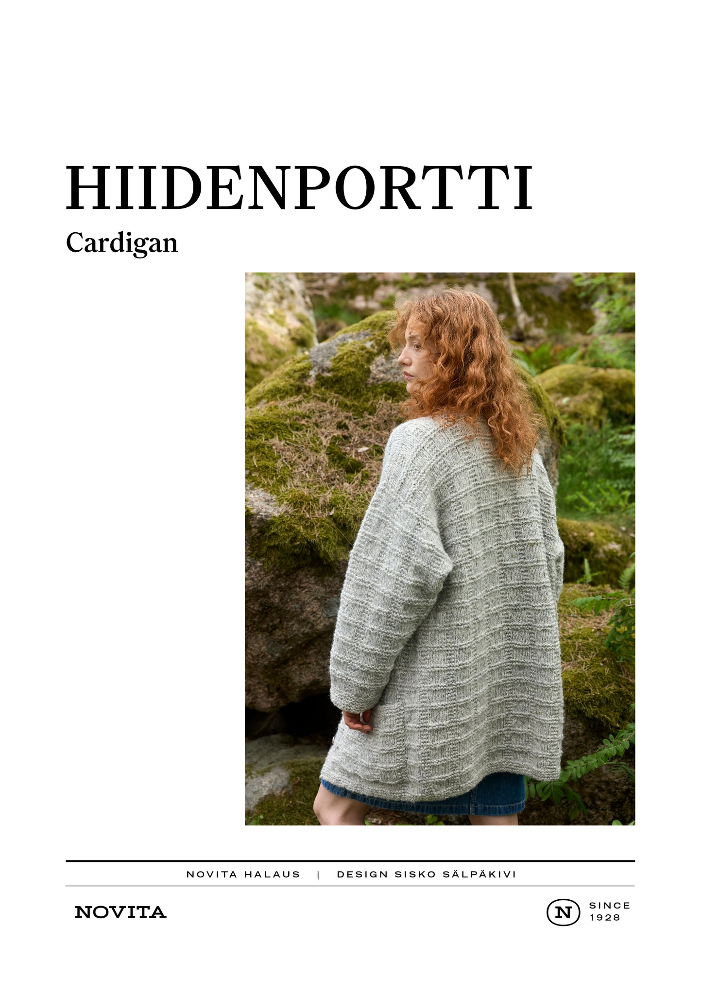 Downloadable pattern: Hiidenportti Cardigan (FIN/ENG, Autumn 2026)