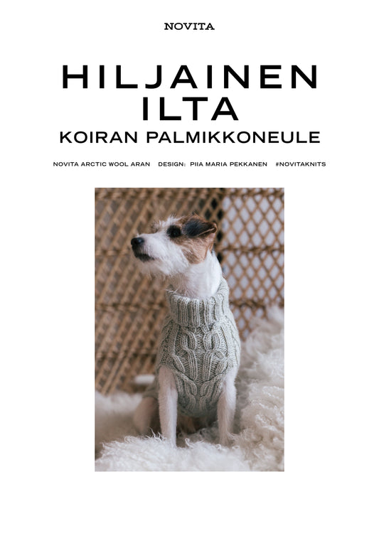 Downloadable pattern: Hiljainen ilta Sweater - Dog (FIN/SWE/ENG)