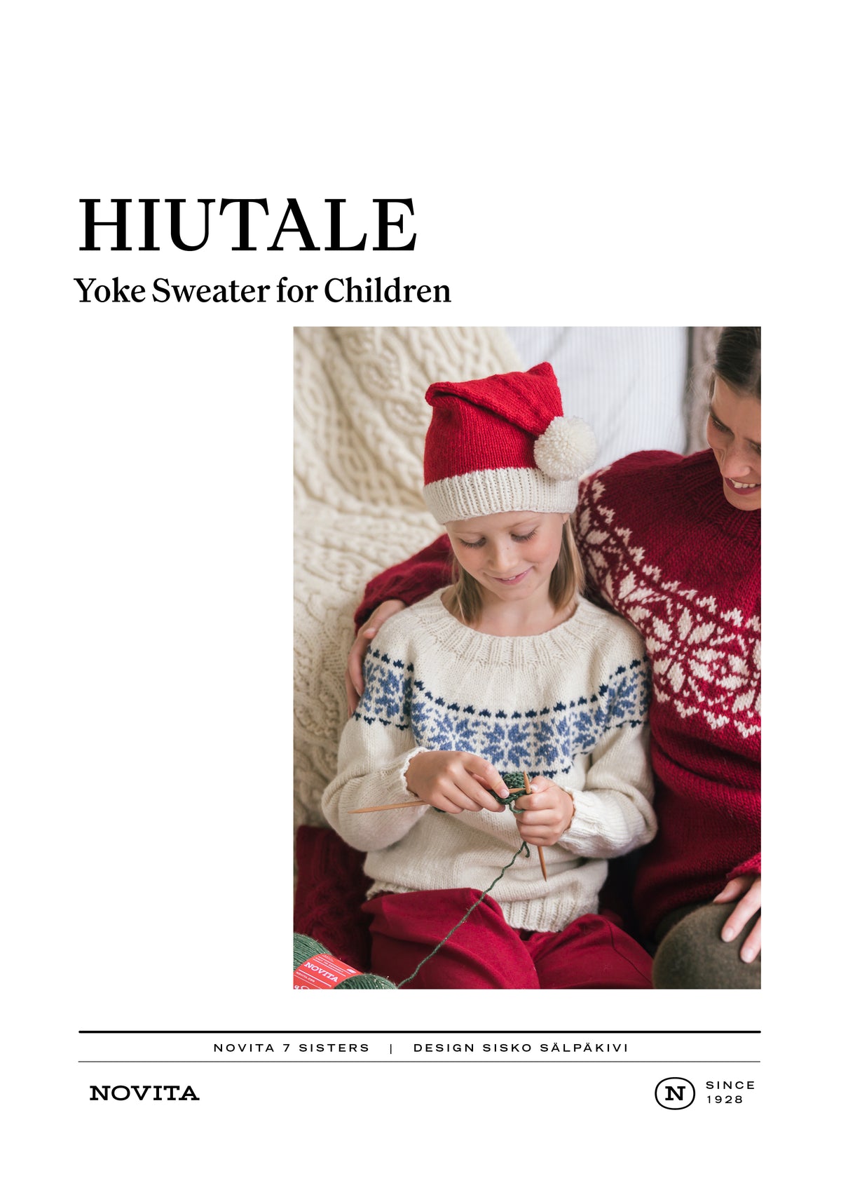 Downloadable pattern: Hiutale Yoke Sweater for Children (FIN/ENG)