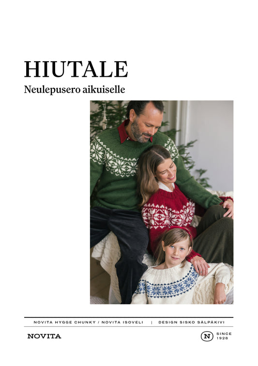 Ladattava ohje: Hiutale-neulepusero (FIN/ENG)