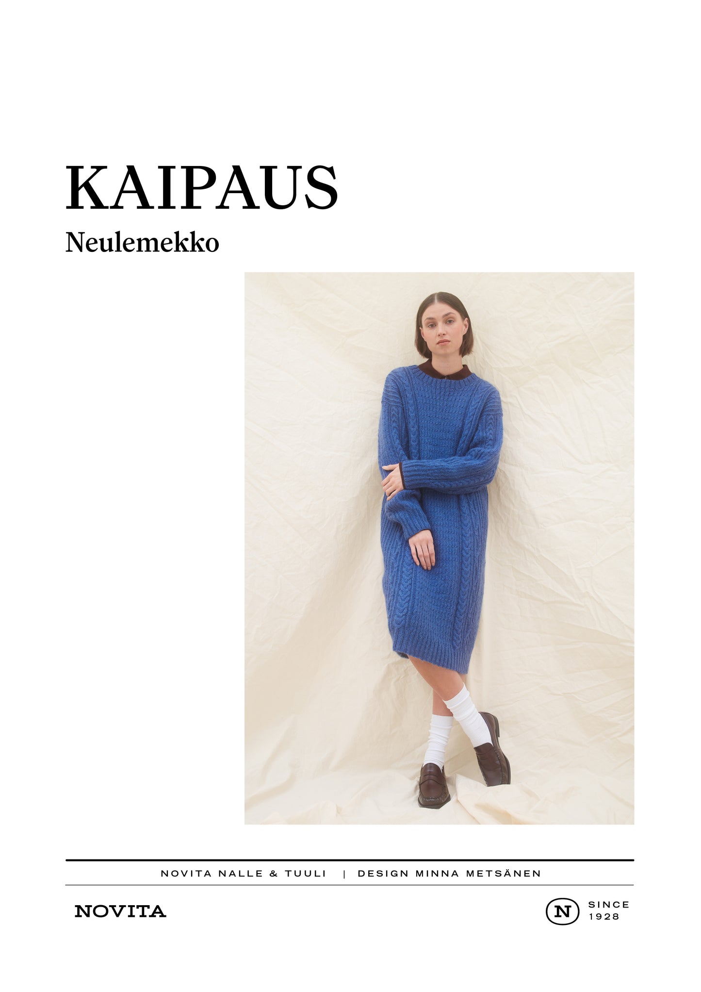Downloadable pattern: Kaipaus Knitted Dress (FIN/SWE/ENG)