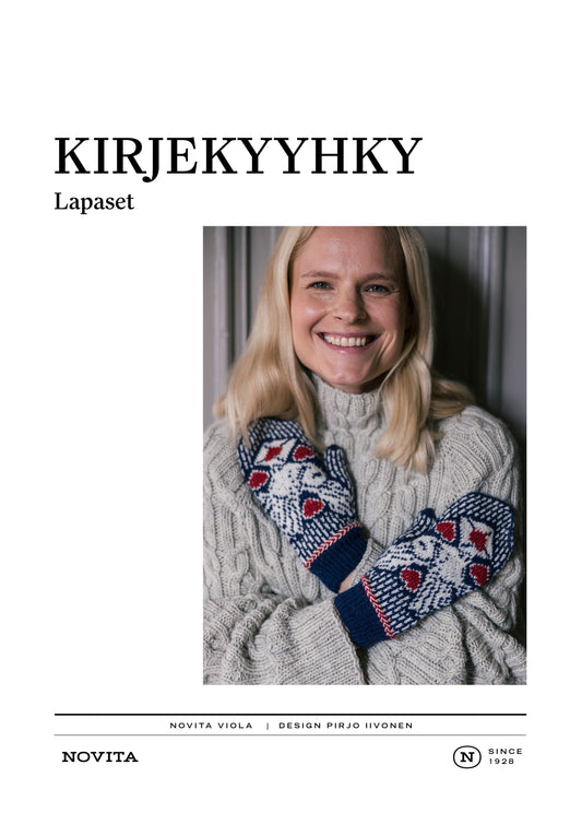 Downloadable pattern: Kirjekyyhky Mittens (FIN/SWE/ENG)