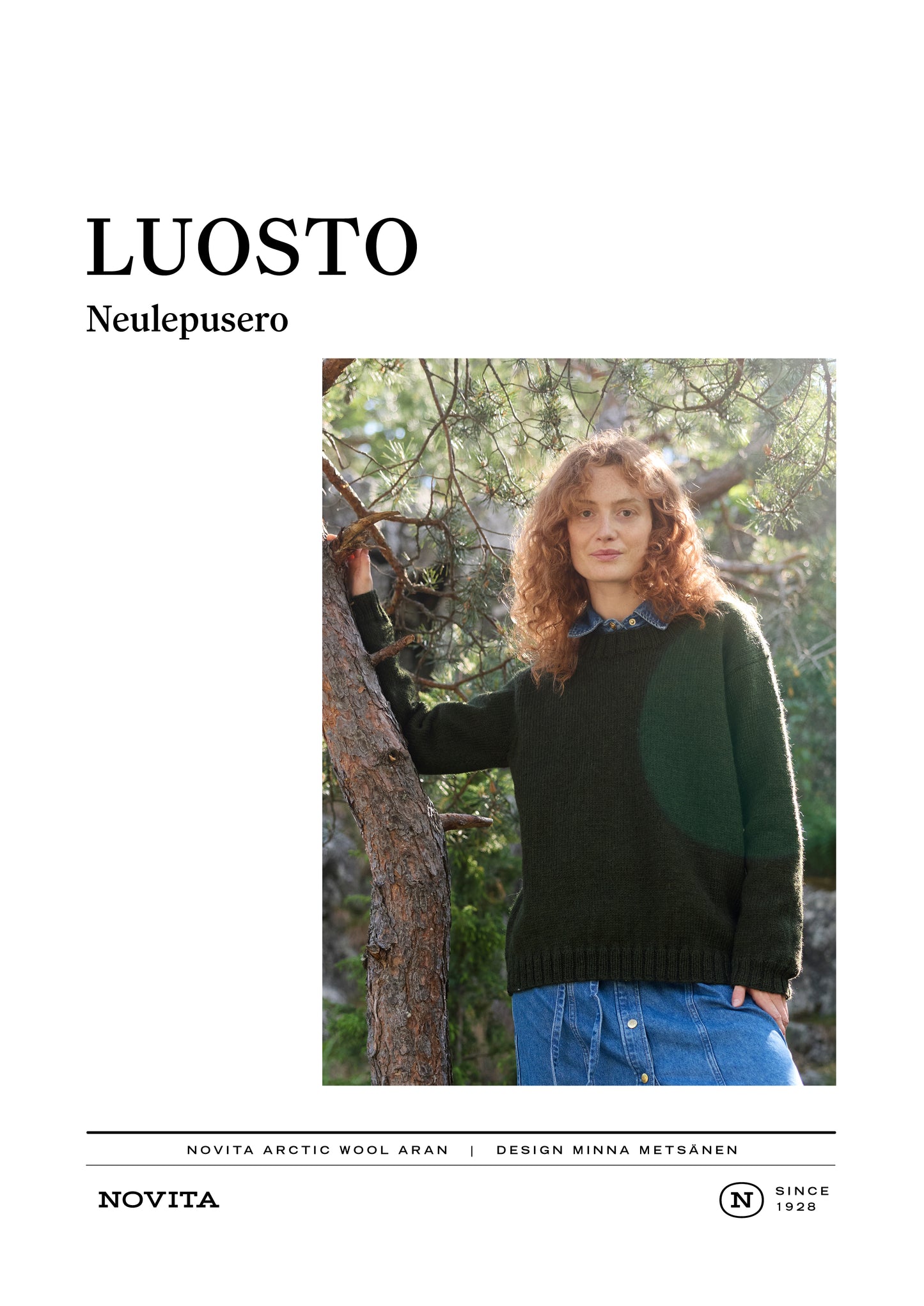Downloadable pattern: Luosto Sweater (FIN/ENG, Autumn 2026)