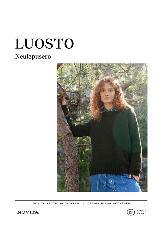 Downloadable pattern: Luosto Sweater (FIN/ENG, Autumn 2026)