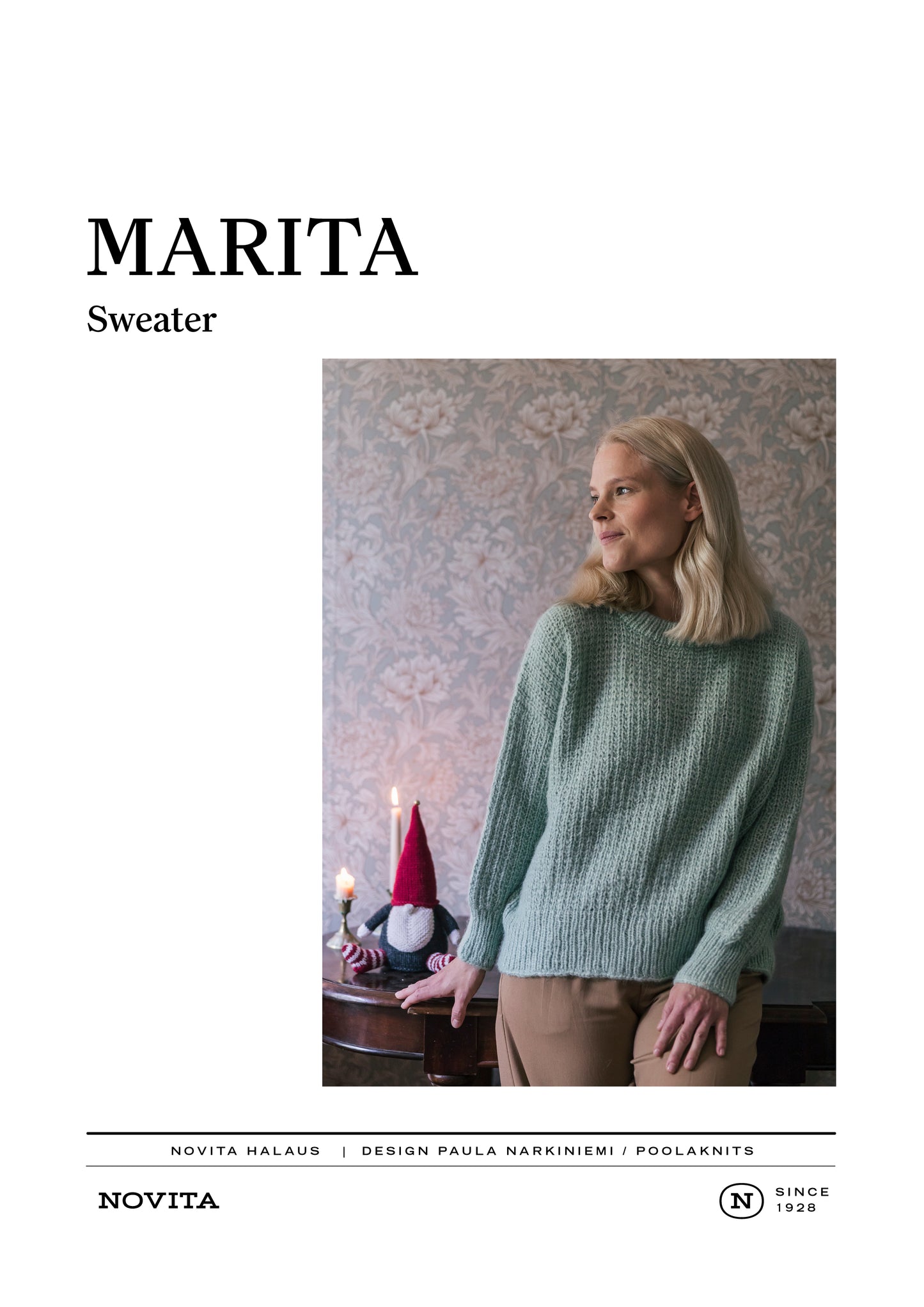 Downloadable pattern: Marita Sweater (FIN/SWE/ENG)