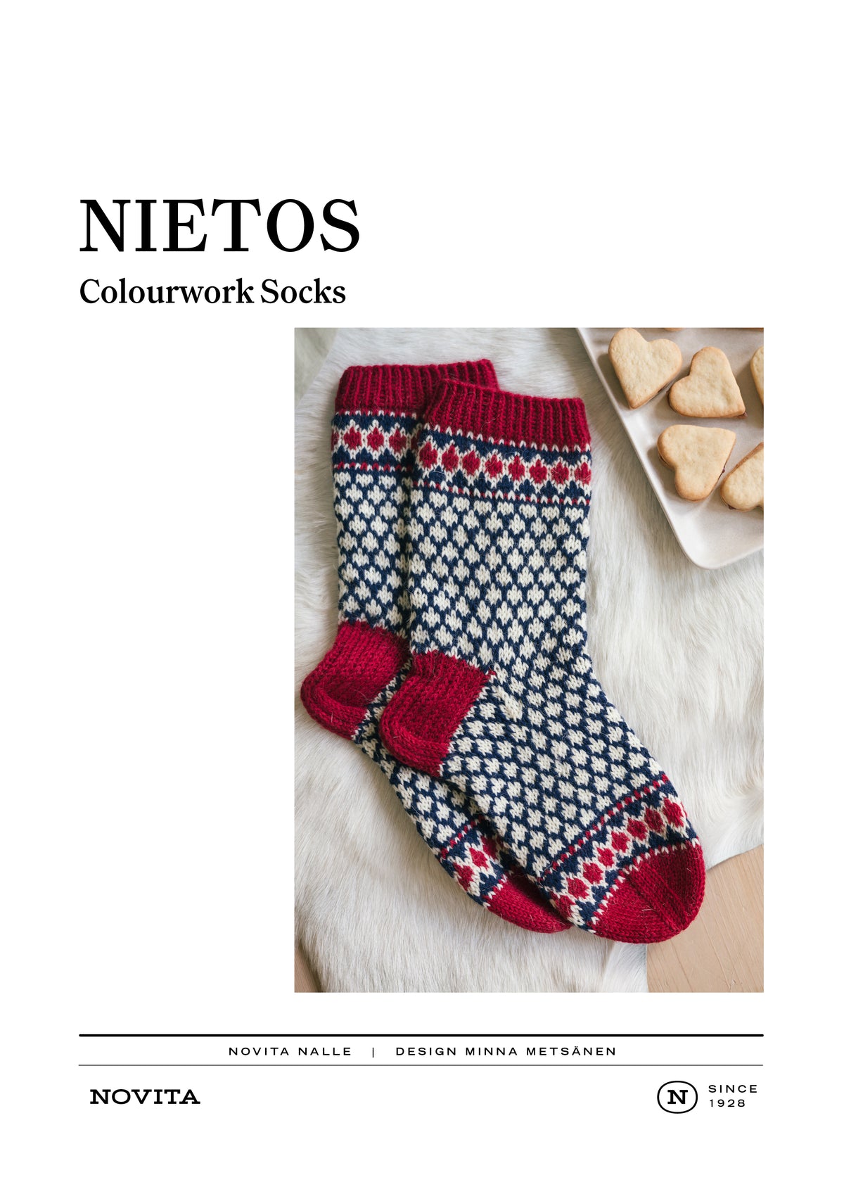 Downloadable pattern: Nietos Colourwork Socks (FIN/ENG)