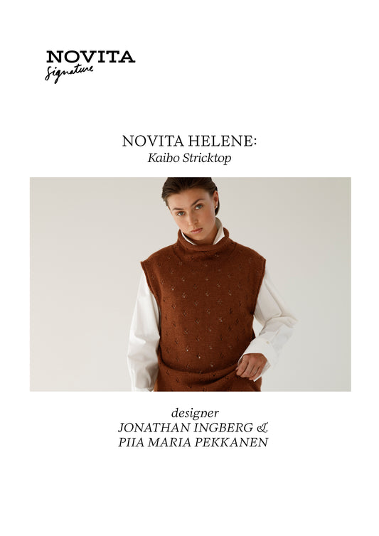 Ladattava ohje: By Hinders x Novita: Kaiho-neuletoppi (FIN/SWE/ENG/DE/NL)