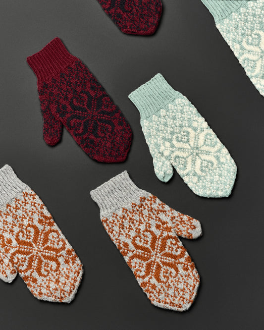 Downloadable pattern: Toni Mittens (Novita Autumn 2024)